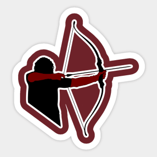 Vengeance Is A Bow Sticker